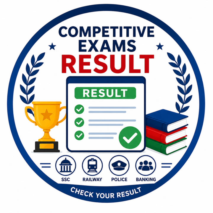 Competitive exams results