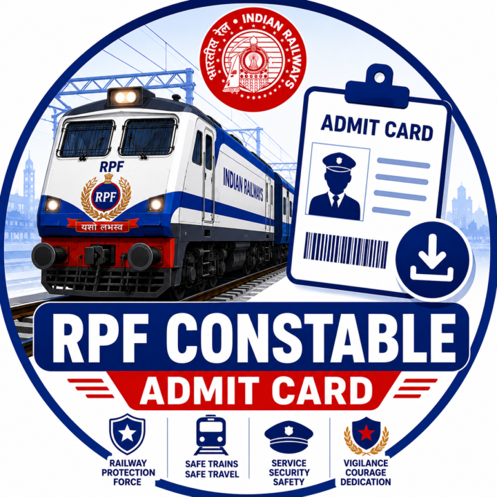 RPF constable admit Card